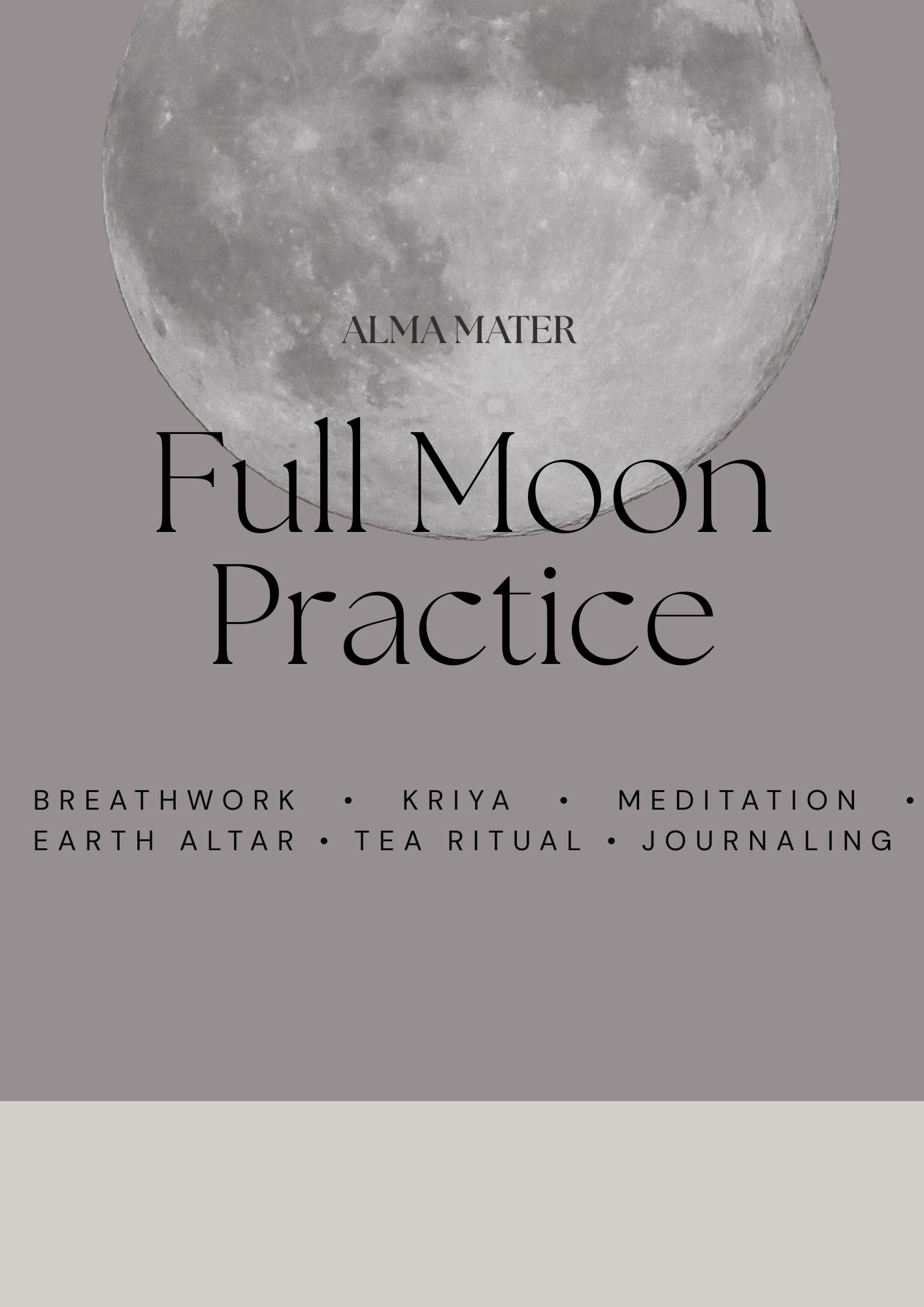 Full Moon Practice