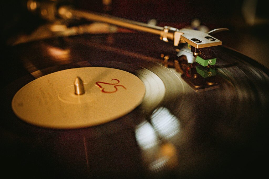 Vinil a tocar