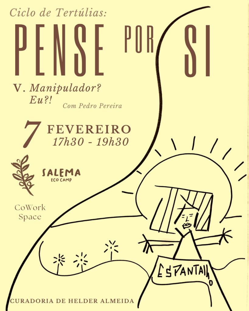 Imagem de destaque do evento CICLO DE TERTÚLIAS | Pense por si